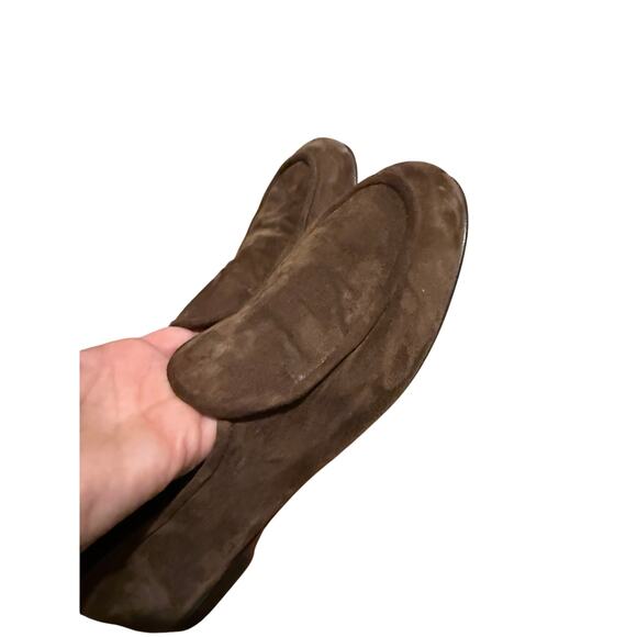 Dusan Brown Suede Loafers Women's Sz. 38.5 (US 6.5) - Picture 8 of 10